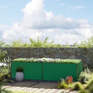 GFP 297 x 77 x 77 cm Raised garden bed, Green - (GFPV00372)