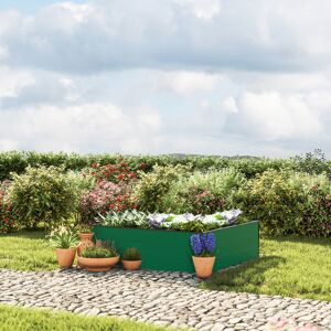 GFP 119 x 119 x 39 cm Raised garden bed, Green - (GFPV00504)