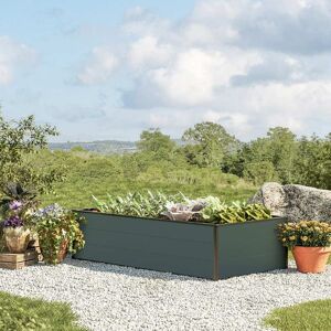 GFP 150 x 77 x 39 cm Raised garden bed, Anthracite grey - (GFPV00505)