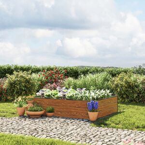 GFP 150 x 119 x 39 cm Raised garden bed, Wood-finish - (GFPV00514)