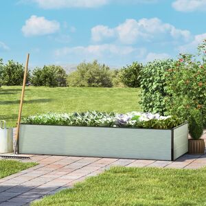 GFP 195 x 77 x 39 cm Raised garden bed, Aluminium anodised - (GFPV00519)