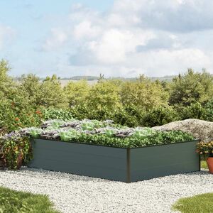 GFP 195 x 119 x 39 cm Raised garden bed, Anthracite grey - (GFPV00525)