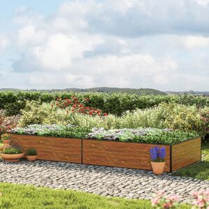 GFP 297 x 119 x 39 cm Raised garden bed, Wood-finish - (GFPV00546)