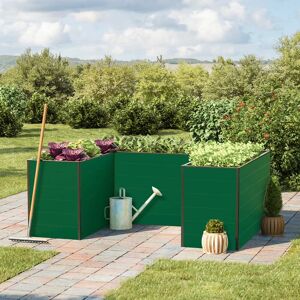 GFP 195 x 150 x 77 cm Raised garden bed, Green - (GFPV00560)