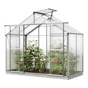 GFP 2.56 x 1.31 cm Greenhouse, 6 mm twin-wall sheets, incl. special offer set XL - (GFPV00735)