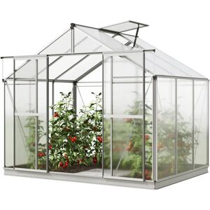 GFP 2.56 x 1.92 cm Greenhouse, 6 mm twin-wall sheets, incl. special offer set XXL - (GFPV00739)