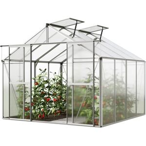 GFP 2.56 x 2.56 cm Greenhouse, 6 mm twin-wall sheets - (GFPV00740)