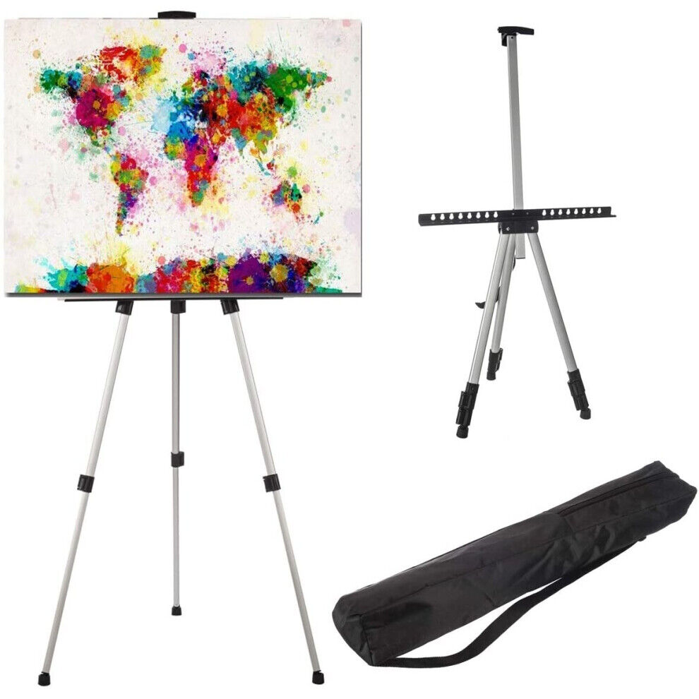 LIVIVO Adjustable Telescopic Painting Easel Tripod Display White Board Stand