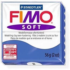 Staedtler - Fimo Soft 57g, Brilliant Blue Staedtler - Fimo Soft 57g, Brilliant Blue