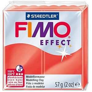 Staedtler - Fimo effect 57g, Translucent Red Staedtler - Fimo effect 57g, Translucent Red
