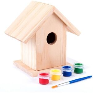 Leisure Wooden Garden Bird House Paint Your Own Art And Craft Bird House Leisure Wooden Garden Bird House Paint Your Own Art And Craft Bird House