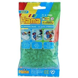 Hama 207-16 1000 Transparent green beads Hama 207-16 1000 Transparent green beads