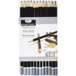 Royal & Langnickel sketching artist pencils - set of 12 drawing pencils 5H to 6B Royal & Langnickel sketching artist pencils - set of 12 drawing pencils 5H to 6B