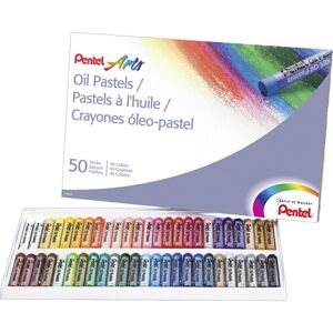 Pentel Oil Pastels 50/Pkg-Assorted Colors Pentel Oil Pastels 50/Pkg-Assorted Colors