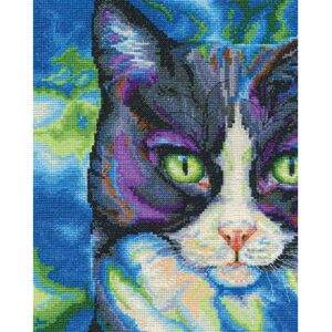 DMC Counted Cross Stitch Kit 8"X10"-Snowshoe (14 Count) DMC Counted Cross Stitch Kit 8"X10"-Snowshoe (14 Count)