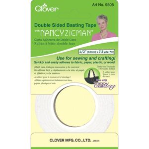 Clover Double-Sided Basting Tape W/Nancy Zieman-.5"X7.5yd Clover Double-Sided Basting Tape W/Nancy Zieman-.5"X7.5yd