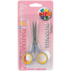 Westcott Titanium Straight Embroidery Scissors - 4" Westcott Titanium Straight Embroidery Scissors - 4"