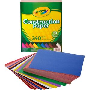 Crayola Construction Paper Pad 9"X12"-240 Sheets Crayola Construction Paper Pad 9"X12"-240 Sheets