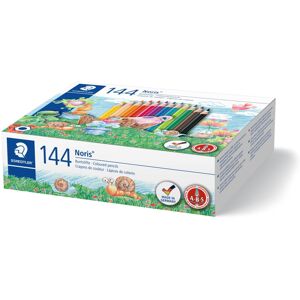 STAEDTLER 144C144 Noris Club Coloured Pencils, Pack of 144 in School Box STAEDTLER 144C144 Noris Club Coloured Pencils, Pack of 144 in School Box
