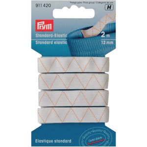 Prym 2 m x 12 mm Standard Elastic, White Prym 2 m x 12 mm Standard Elastic, White