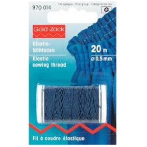 Prym 0.5 mm 20 m Elastic Sewing Thread, Navy Blue Prym 0.5 mm 20 m Elastic Sewing Thread, Navy Blue