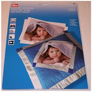 Prym Creative Fabric, Printable ( 1 pack of 5 sheets) Prym Creative Fabric, Printable ( 1 pack of 5 sheets)