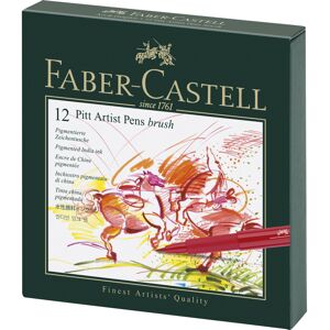 Faber Castell Pitt Artist Pen Gift Box of 12 Colours Faber Castell Pitt Artist Pen Gift Box of 12 Colours