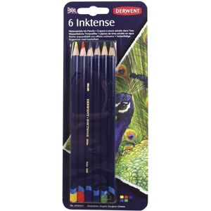 Derwent Inktense Permanent Watercolour Pencils, Set of 6, Professional Quality, Derwent Inktense Permanent Watercolour Pencils, Set of 6, Professional Quality,
