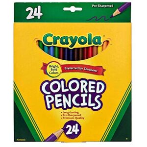 Crayola 24 Ct Colored Pencils Assorted Colors Crayola 24 Ct Colored Pencils Assorted Colors