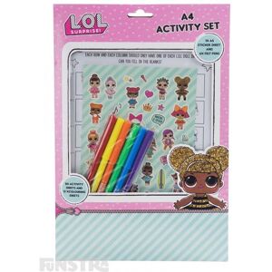 L.O.L. Surprise! LOL Suprise Colouring Sticker Felt Pens Activity Travel Set L.O.L. Surprise! LOL Suprise Colouring Sticker Felt Pens Activity Travel Set