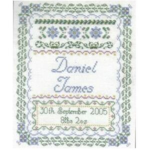 Creative Labs Birth Sampler For A Boy Counted Cross Stitch Kit Creative Labs Birth Sampler For A Boy Counted Cross Stitch Kit