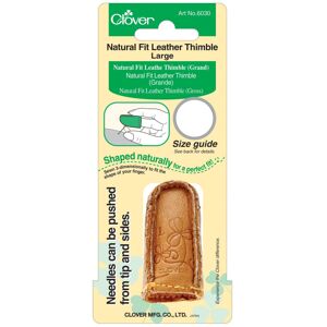 Clover Natural Fit Leather Thimble-Large Clover Natural Fit Leather Thimble-Large