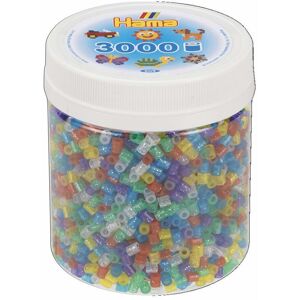 Hama 3,000 Midi Beads - Glitter Mix Mosaic, One Size Hama 3,000 Midi Beads - Glitter Mix Mosaic, One Size