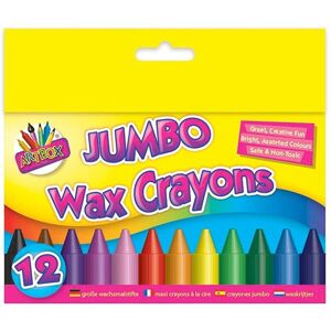 ASAB (Wax Crayons) Childrens Jumbo Wax Crayons Fine Tip Fibre Colouring Pens Arts Cra ASAB (Wax Crayons) Childrens Jumbo Wax Crayons Fine Tip Fibre Colouring Pens Arts Cra