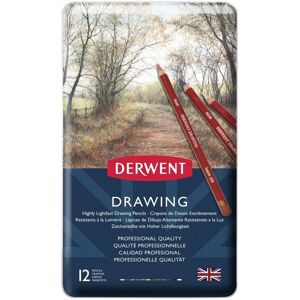 Derwent Coloured Drawing Pencils, Set of 12, Professional Quality, 700671 - Mult Derwent Coloured Drawing Pencils, Set of 12, Professional Quality, 700671 - Mult