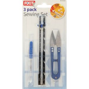 Rysons 3 PC Sewing Set Thread Cutter Seam Ripper Unpicker Stitch Scissors Metal Gauge Rysons 3 PC Sewing Set Thread Cutter Seam Ripper Unpicker Stitch Scissors Metal Gauge