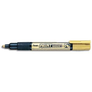 Gold Pentel Permanent bullet tip paint marker MMP20 Gold Pentel Permanent bullet tip paint marker MMP20