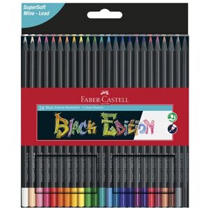 Faber Castell Black Edition Colour Pencils (24pcs) (FC-116424) Faber Castell Black Edition Colour Pencils (24pcs) (FC-116424)