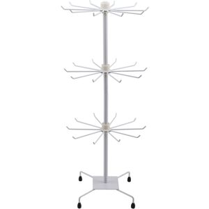 Unbranded (White) Jewelry Display Keyring Display 3Tier Unbranded (White) Jewelry Display Keyring Display 3Tier