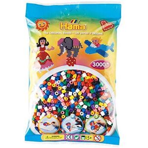 Hama 3000 Beads Solid Mix (Midi Beads) Hama 3000 Beads Solid Mix (Midi Beads)