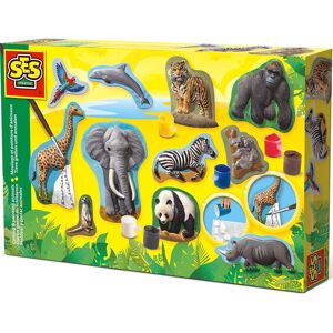 Creative Labs SES Creative 11-Animal Casting & Painting Set for Kids 5-12, Includes Plaster, M Creative Labs SES Creative 11-Animal Casting & Painting Set for Kids 5-12, Includes Plaster, M
