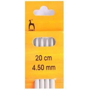 (3mm) Pony Knitting Pins Sets of Four Double Ended 20cm (3mm) Pony Knitting Pins Sets of Four Double Ended 20cm