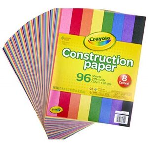 Crayola Construction Paper 9" x 12" Pad 8 Classic Colors (96 Sheets) Great For C Crayola Construction Paper 9" x 12" Pad 8 Classic Colors (96 Sheets) Great For C