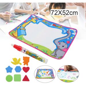 Unbranded Large Doodle Water Mat for Kids - Aquadoodle Drawing Board with Pen, 8 Molds, Ec Unbranded Large Doodle Water Mat for Kids - Aquadoodle Drawing Board with Pen, 8 Molds, Ec