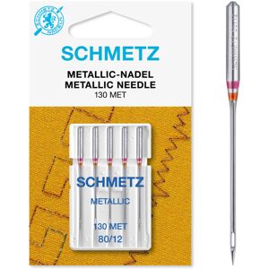 (Metallic (Metafil), Size: 80/12) Schmetz Sewing Machine Needles, 5pk (Metallic (Metafil), Size: 80/12) Schmetz Sewing Machine Needles, 5pk