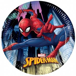 Marvel plates Spider-Man junior 20 cm paper 8 pieces Marvel plates Spider-Man junior 20 cm paper 8 pieces