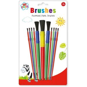 EAZYONLINESHOP Assorted Paint Brushes - Set Painting Children Kids Art Crafts Home School Fun EAZYONLINESHOP Assorted Paint Brushes - Set Painting Children Kids Art Crafts Home School Fun