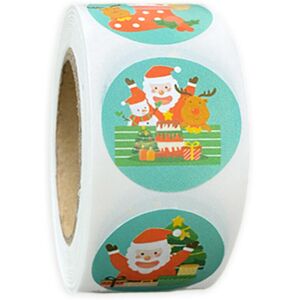 Unbranded 500pcs/roll Santa Merry Christmas Stickers Decorative Adhesive Label Roll Stick Unbranded 500pcs/roll Santa Merry Christmas Stickers Decorative Adhesive Label Roll Stick