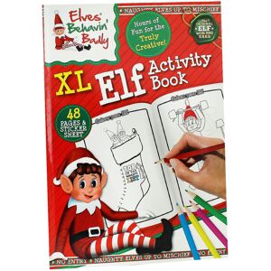 Unbranded (Elves XL Activity Book) Christmas Elf Kids Activity Art Colouring Stickers Draw Unbranded (Elves XL Activity Book) Christmas Elf Kids Activity Art Colouring Stickers Draw