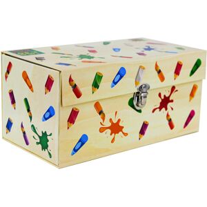 Kandy Toys 54 Pieces Kids Art Artist Set in a Box with Drawers Pens Pencils Crayons Paints Kandy Toys 54 Pieces Kids Art Artist Set in a Box with Drawers Pens Pencils Crayons Paints